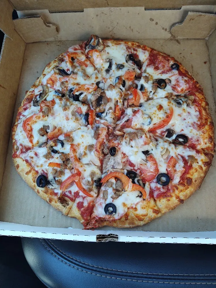 Garden Pizza with Hamburger Added